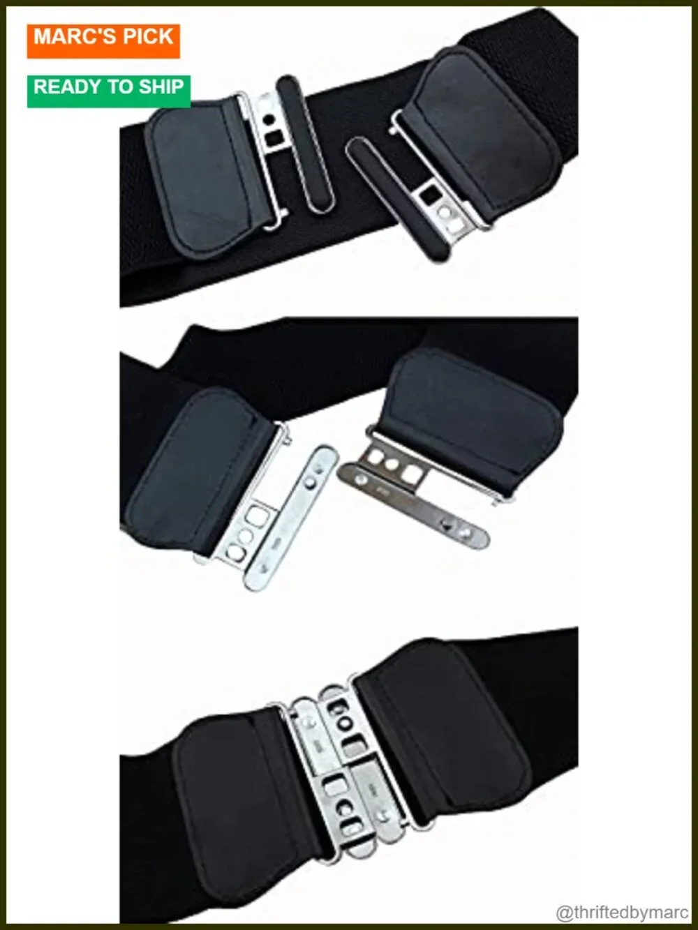 Elastic Wide Stretchy Waist Cinch Belt for Dresses, Polyester Spandex Faux